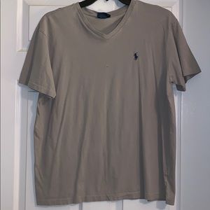 V neck polo